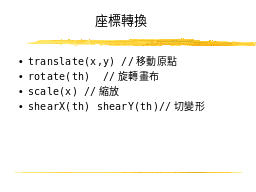 座標轉換