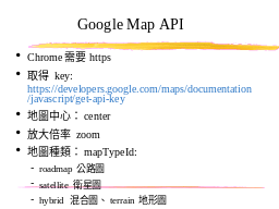 Google Map API